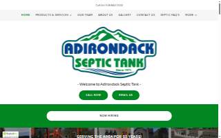 Adirondack Septic Tank