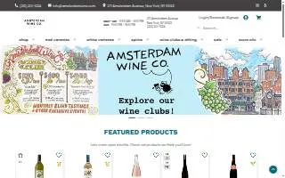 Amsterdam Wine Co. website