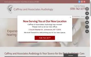 Caffrey & Associates Audiology website