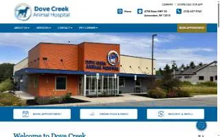 Dove Creek Animal Hospital of Amsterdam website