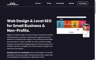 Engines of Creation Web Design & SEO website