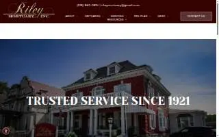Riley Mortuary, Inc. website