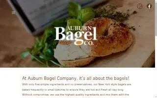 Auburn Bagel Company website