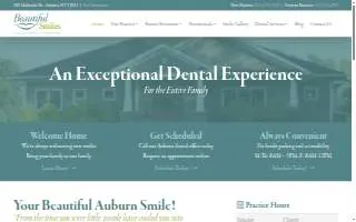 Beautiful Smiles of Auburn website
