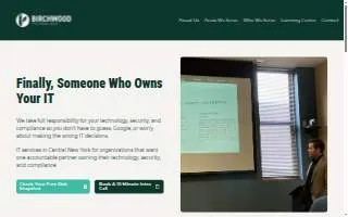 Birchwood Technology website