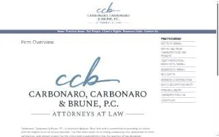 Carbonaro, Carbonaro & Brune, PC website