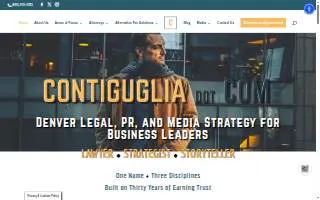 Contiguglia David A website