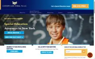 Cuddy Law Firm, P.L.L.C. website