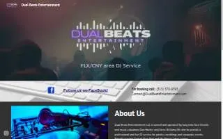 Dual Beats Entertainment LLC website
