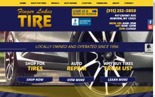 Finger Lakes Tire Inc. website