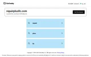 Repair Plus LLC website