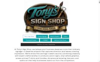 Tony's Sign Shop