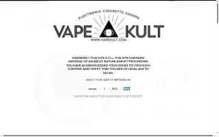 Vape Kult of Auburn website