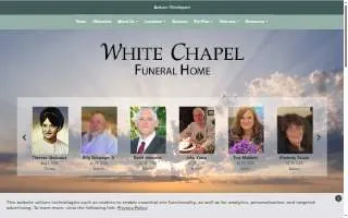 White Chapel Funeral Home Inc website