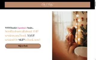 Alli Murphy Boudoir Photography of Babylon website