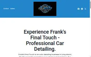 Franks final touch of Babylon website