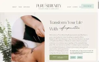 Pure Serenity Acupuncture & Wellness of Babylon website