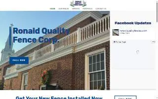 Ronaldqualityfences of Babylon website