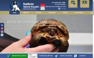 Baldwin Animal Hospital website
