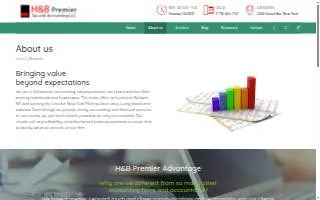 H&B Premier Tax & Accounting LLC website