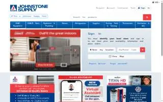 Johnstone Supply of Baldwin website