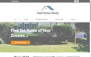 Solid Homes Realty Inc. website