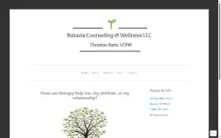Batavia Counseling & Wellness, LLC website