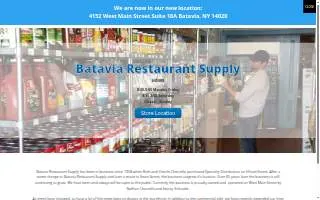 Batavia Restaurant Supply Inc. website