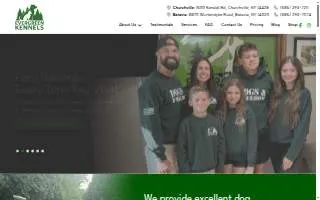 Evergreen Kennels (Batavia) website