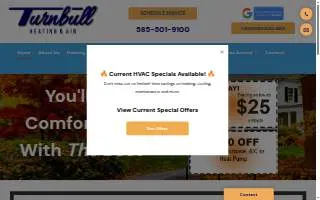 Turnbull Heating & Air of Batavia website