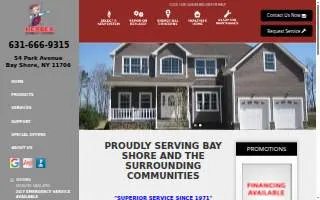 Herber Plumbing & Heating Corp of Bay Shore website