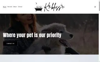 K-9 Bliss Grooming of Bay Shore website