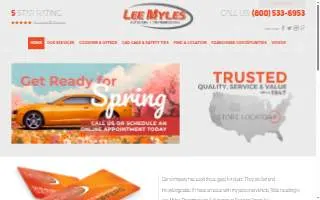 Lee Myles Transmissions & AutoCare of Bay Shore website