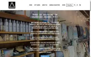 Nalu Dry Goods of Bay Shore website