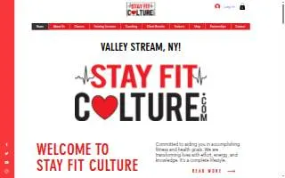 Stay Fit Culture of Bay Shore website