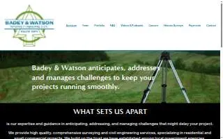 Badey & Watson website