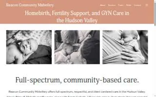 Beacon Community Midwifery website
