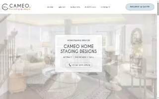 Cameo Home Staging website