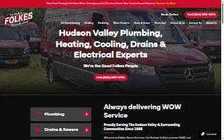 Folkes Home Services website