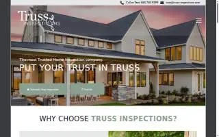 Truss Inspections website
