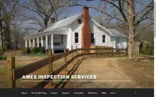 Ames Inspection Services of Binghamton website