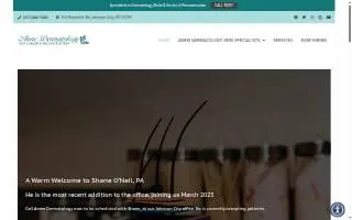 Anew Dermatology, Skin Cancer & Reconstruction of Binghamton website