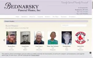 Bednarsky Funeral Home Inc. website