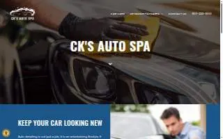 CK's Auto Spa Binghamton website