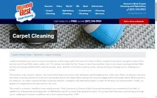 Heaven's Best Carpet Cleaning of Binghamton NY website