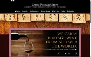 Leroy Package Store Inc website