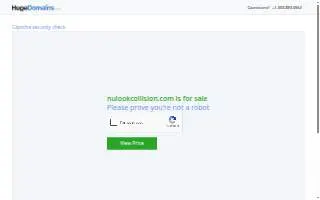 Nu-Look Collision website