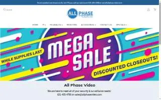 All Phase Video-Security Inc website
