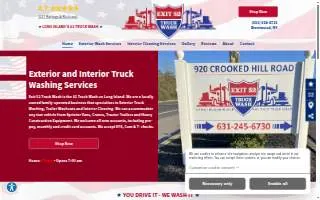 Exit 52 Truck Wash website