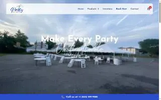 Party Center Online of Brentwood website